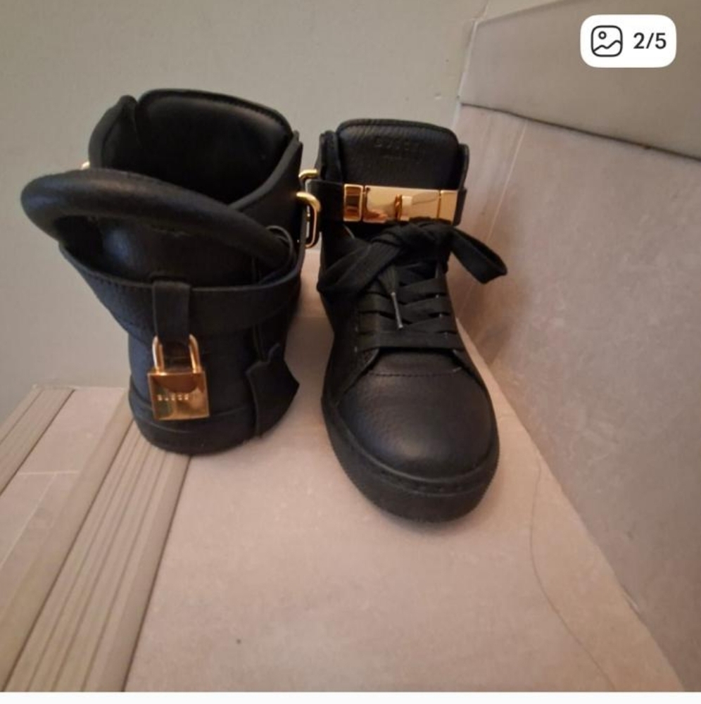 Buscemi Black Leather Shoes